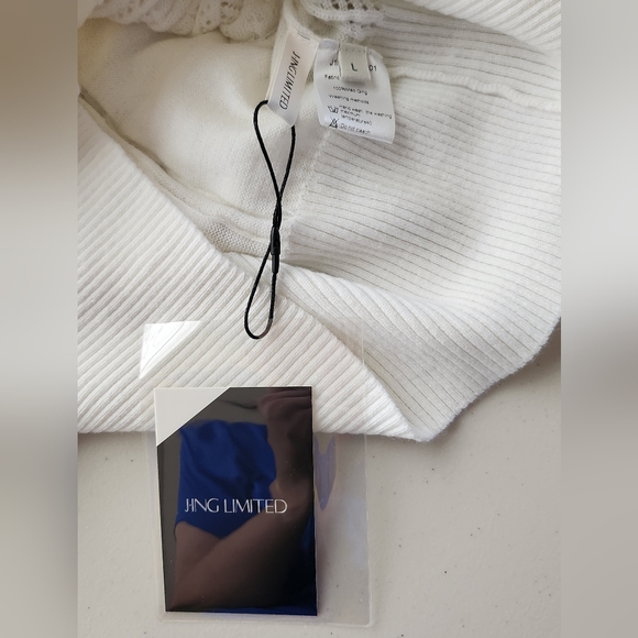 JING|Ruffle lace cardigan - Picture 6 of 6